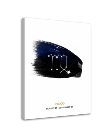 Canvas paintings for the living room - Zodiac sign Virgo | FEEBY