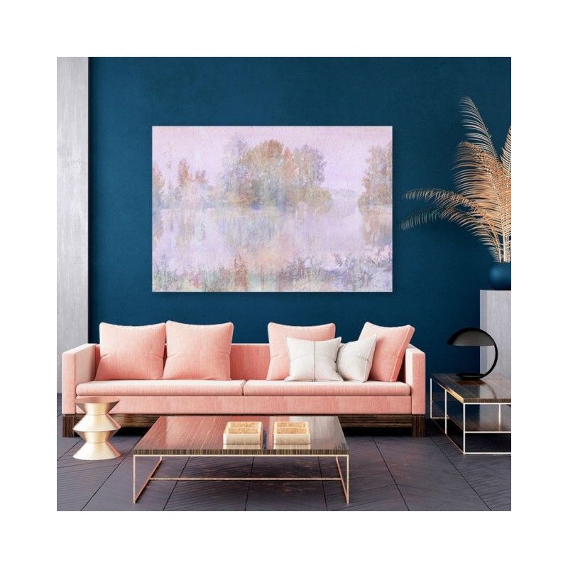 Wandbild für Wohnzimmer - Seeblick | Feeby