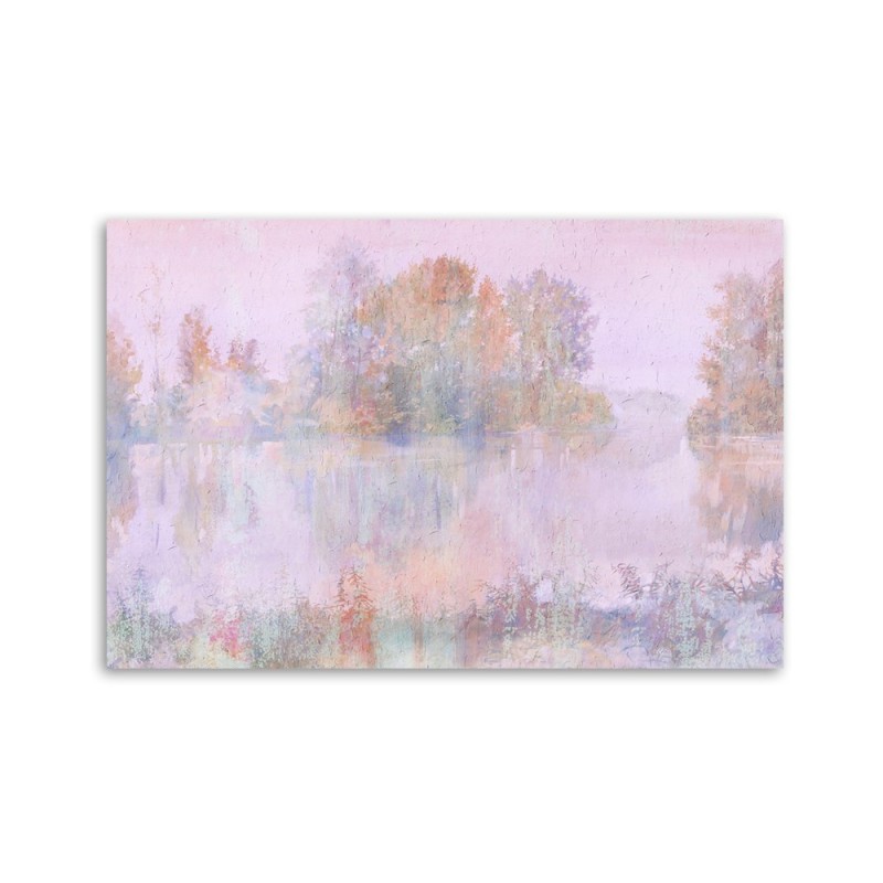 Wandbild für Wohnzimmer - Seeblick | Feeby