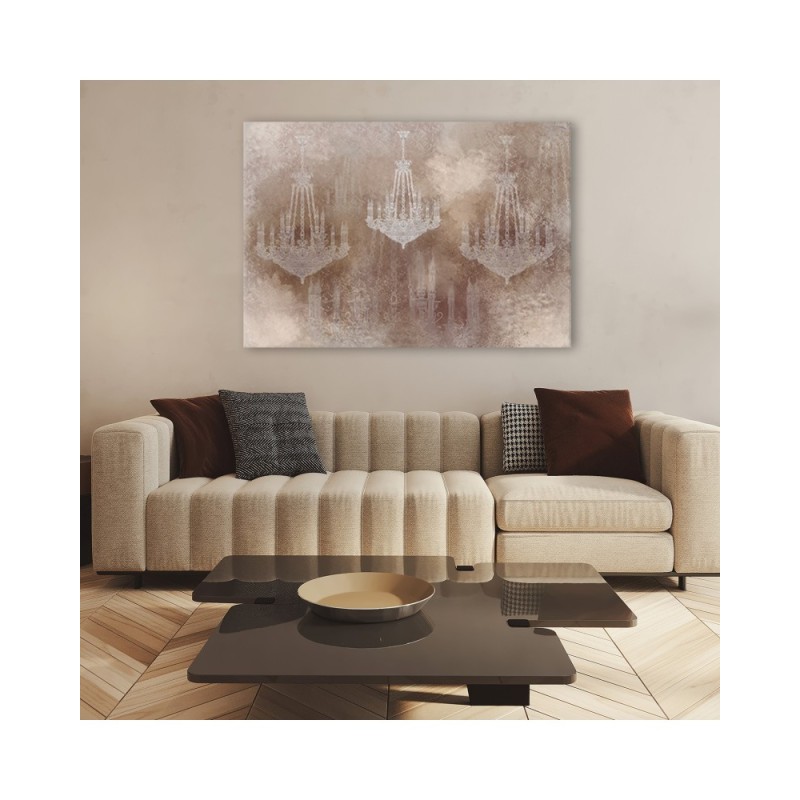 Leinwandbild - Kronleuchter | Feeby
