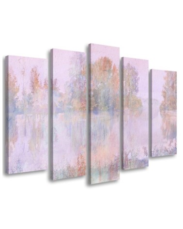 Stylish Canvas paintings for the wall - Lake view | FEEBY