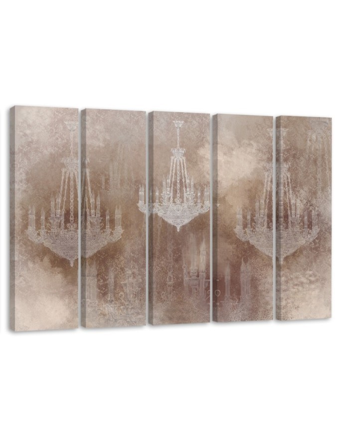 Leinwandbild - Kronleuchter | Feeby