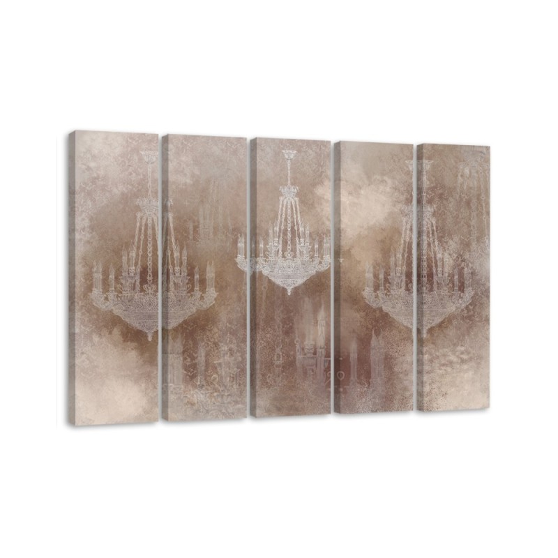 Leinwandbild - Kronleuchter | Feeby