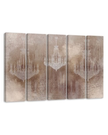 Leinwandbild - Kronleuchter | Feeby