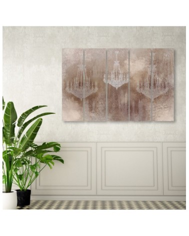 Leinwandbild - Kronleuchter | Feeby