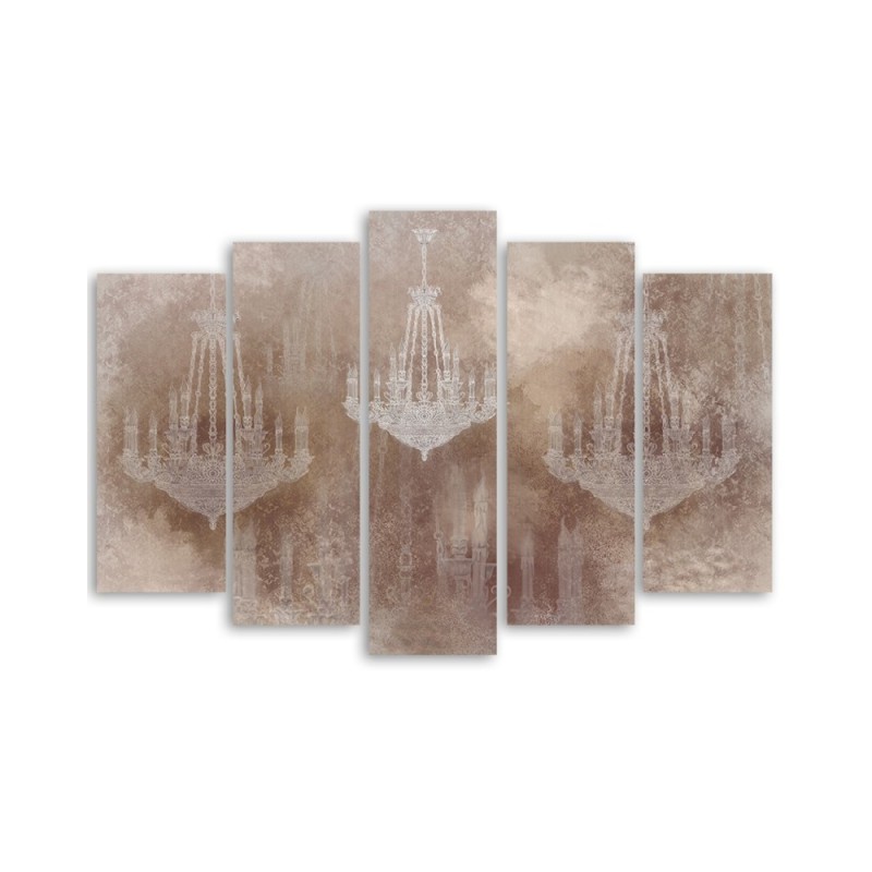 Dekoratives Leinwandbild - Kronleuchter | Feeby