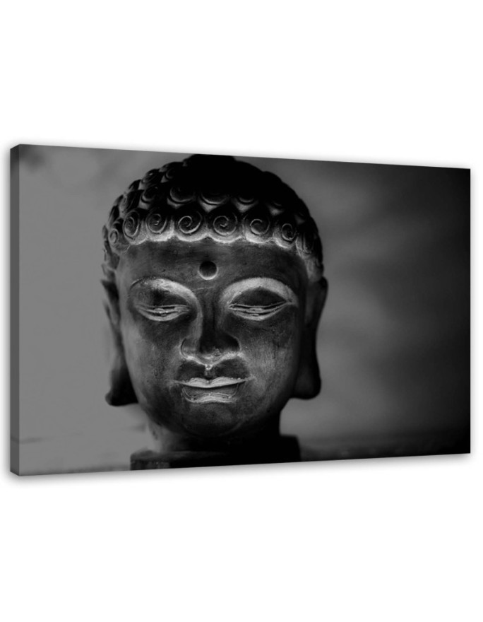 Modernes Wandbild - Buddha Kopf Feng Shui | Feeby