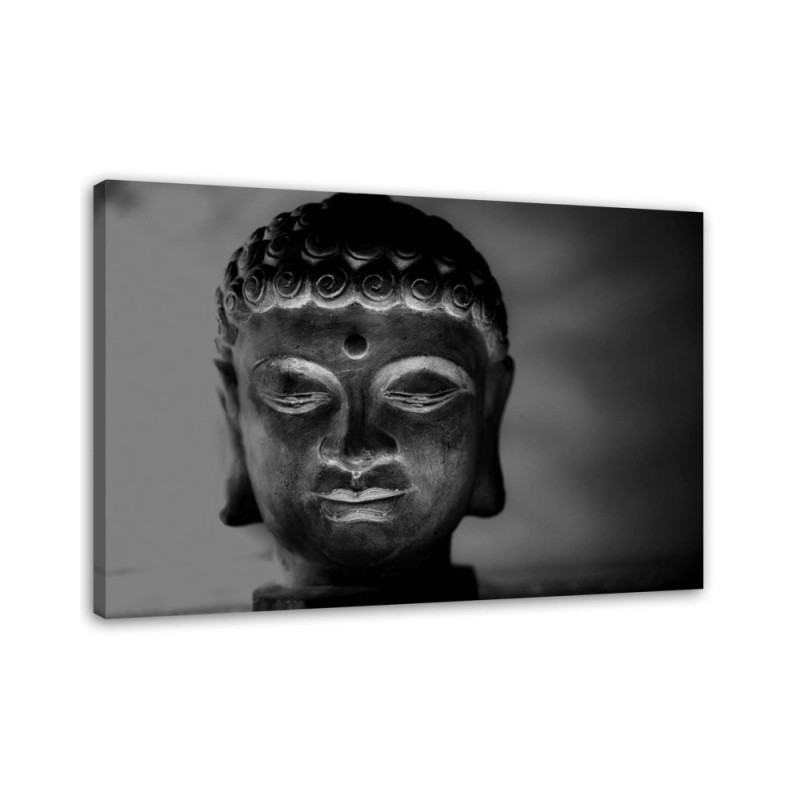 Modernes Wandbild - Buddha Kopf Feng Shui | Feeby