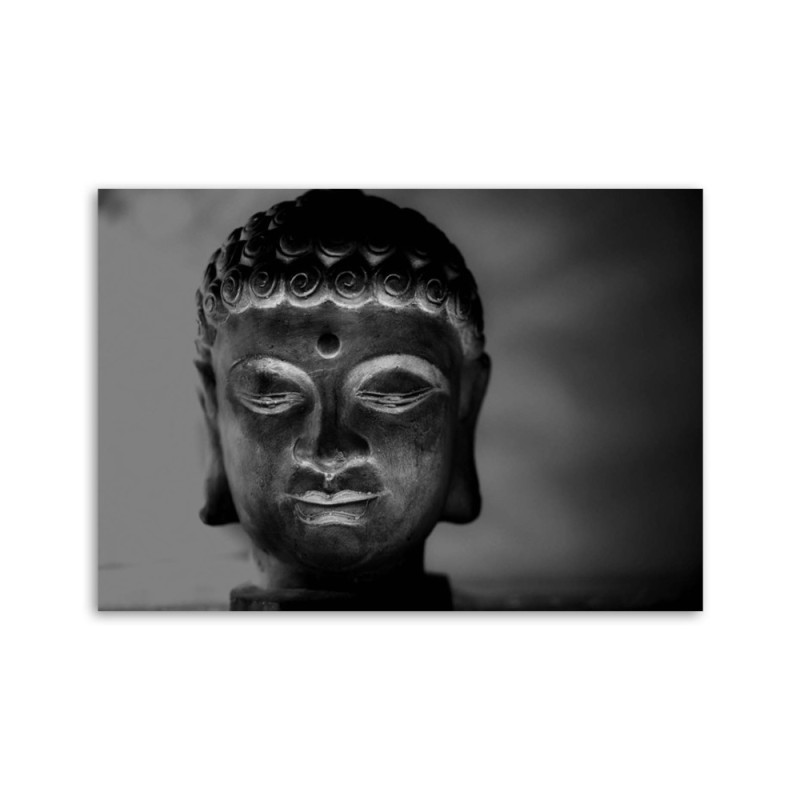Modernes Wandbild - Buddha Kopf Feng Shui | Feeby