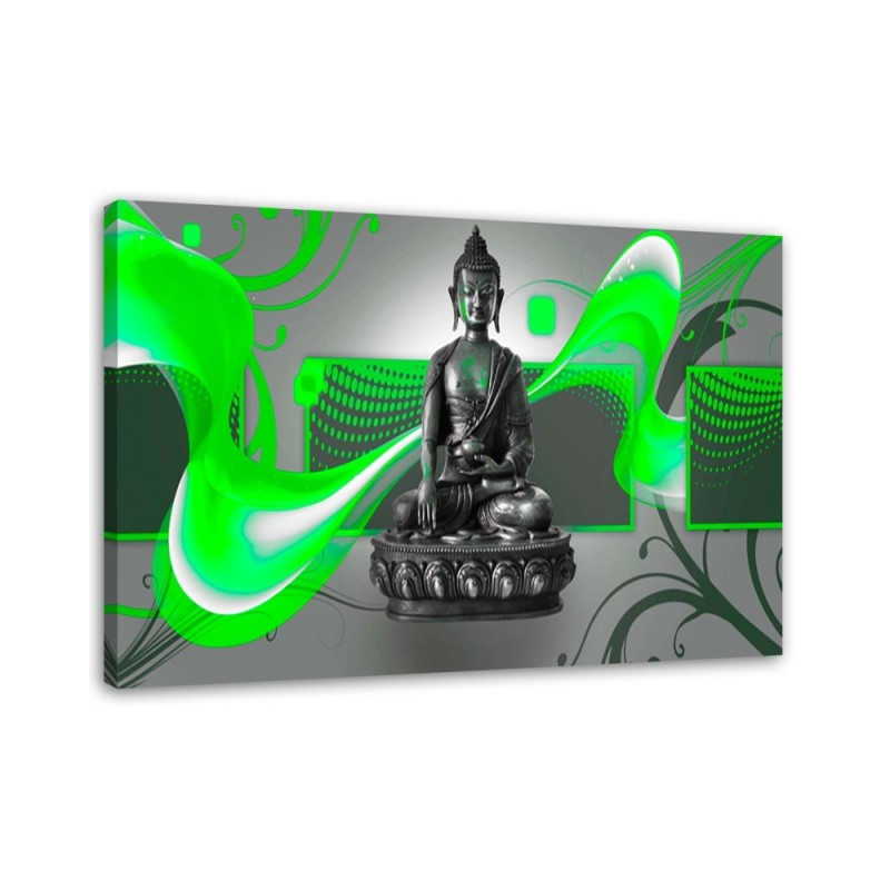 Dekoratives Leinwandbild - Buddha Abstrakt | Feeby