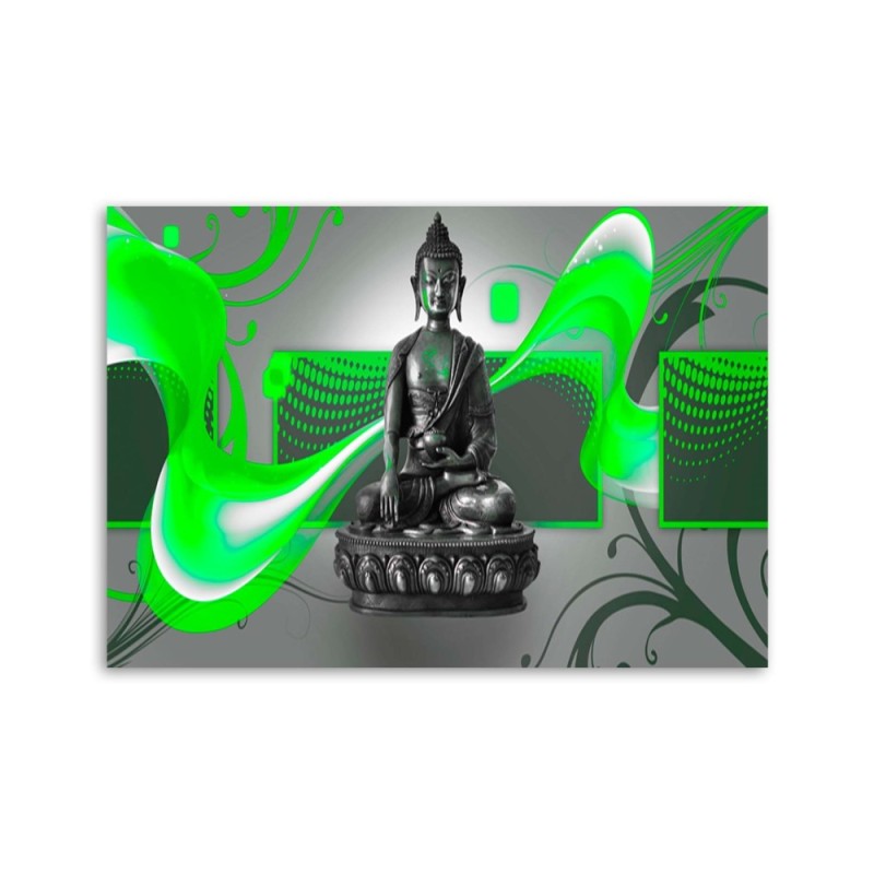 Dekoratives Leinwandbild - Buddha Abstrakt | Feeby