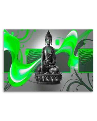 Dekoratives Leinwandbild - Buddha Abstrakt | Feeby
