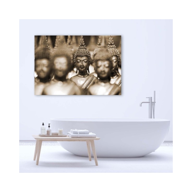 Leinwandbild - Buddha Braun Zen | Feeby