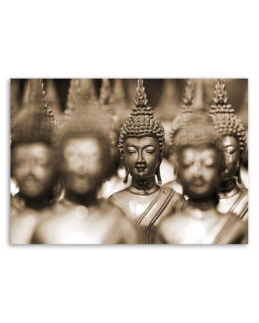 Leinwandbild - Buddha Braun Zen | Feeby