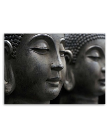 Bild auf Leinwand - Buddha-Figuren | Feeby
