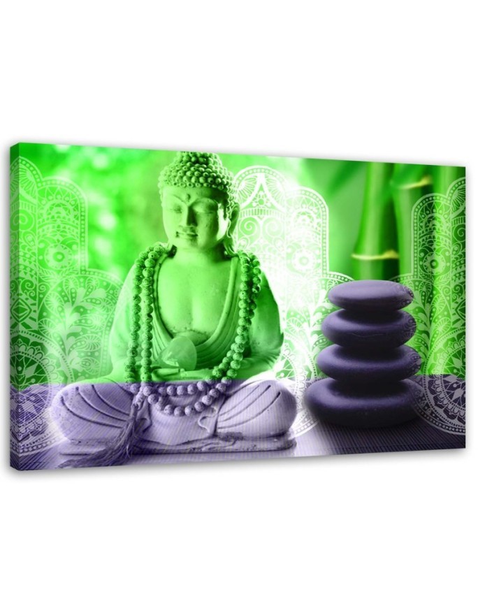 Obraz abstrakcja na płótnie - Budda Zen Spa | FEEBY
