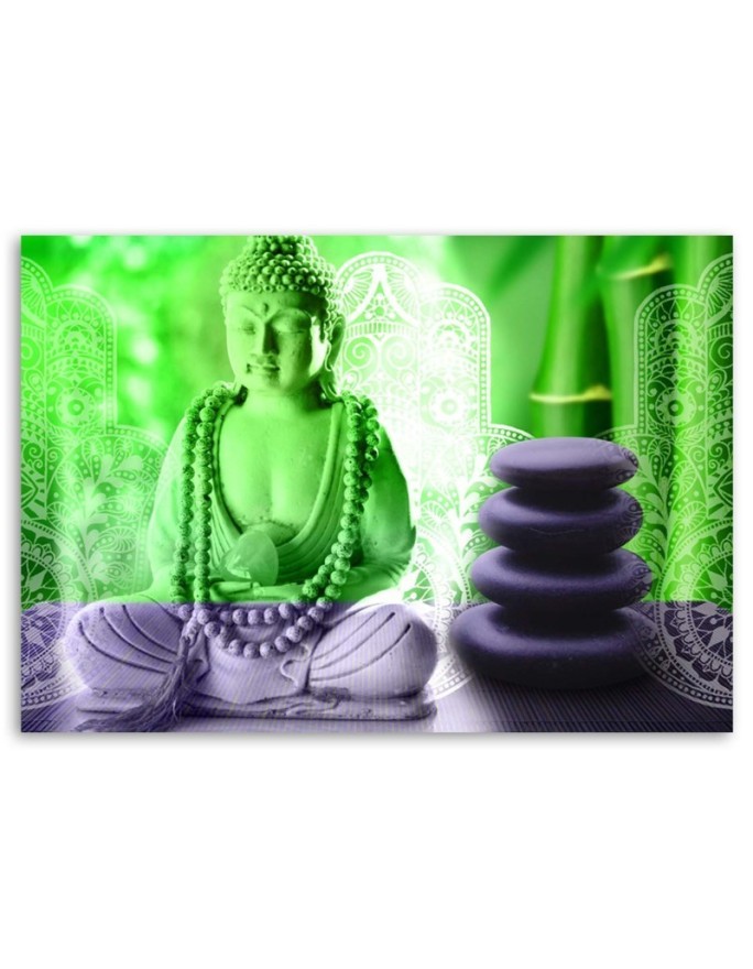 Obraz abstrakcja na płótnie - Budda Zen Spa | FEEBY