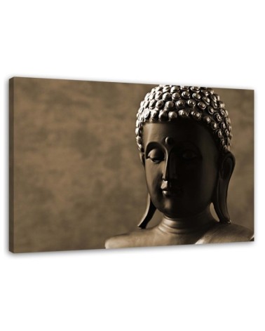 Canvas prints zen Buddhism - Buddha's head | FEEBY