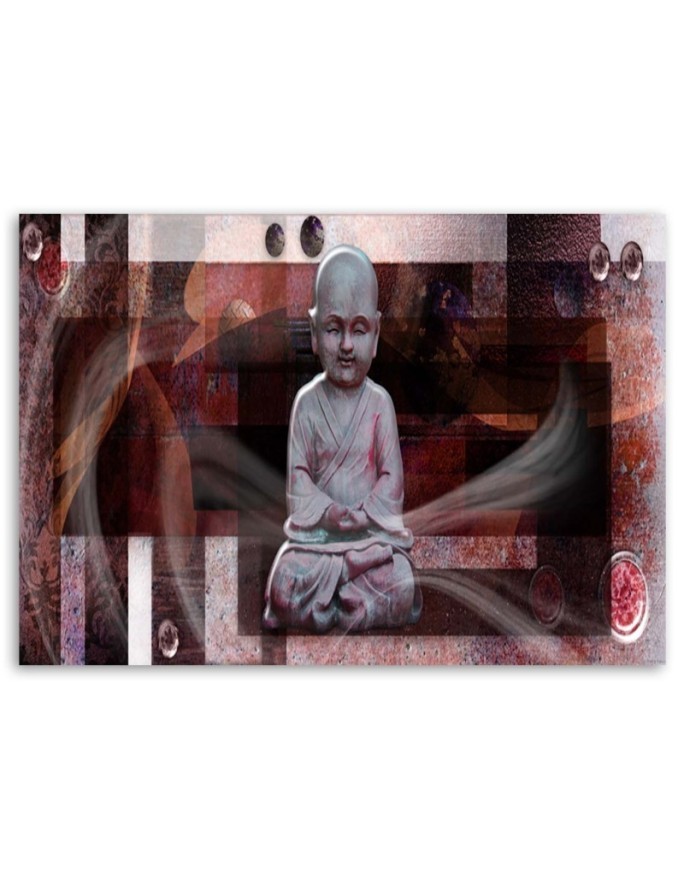 Obraz abstrakcja na płótnie - Budda abstrakcja zen | FEEBY
