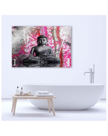 Modernes Wandbild - Buddha und Bambus | Feeby