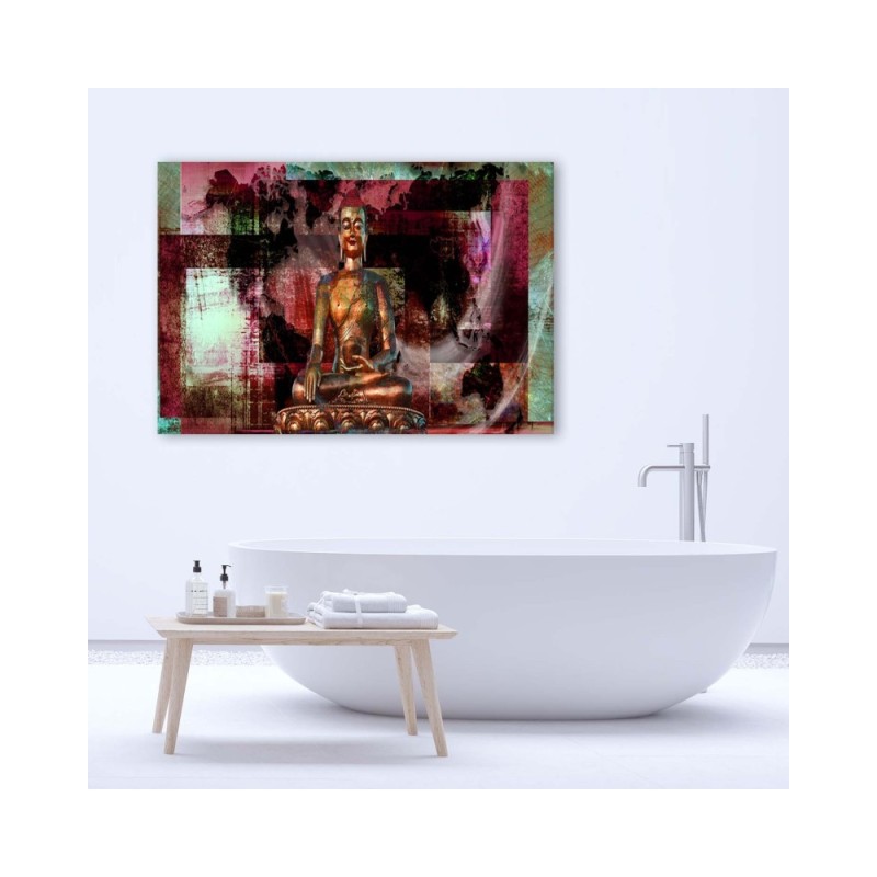 Leinwanddruck - Abstrakter Buddha | Feeby