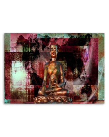Leinwanddruck - Abstrakter Buddha | Feeby