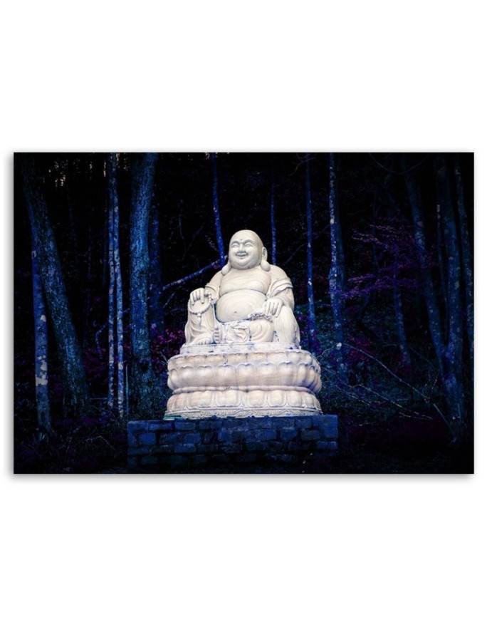 Obrazy z motywem zen - Budda w lesie | FEEBY