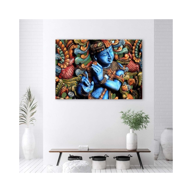 Modernes Wandbild - Buddha-Statue | Feeby
