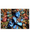 Obrazy zen buddyzm - Buddha kolorowy Feng shui | FEEBY