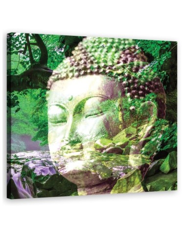 Religious Green - Modern wall art paintings | FEEBY