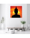 Buddha sunset - Modern paintings for living room | FEEBY