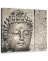 Buddha head grey - Modern Canvas paintings for the living room | FEEBY