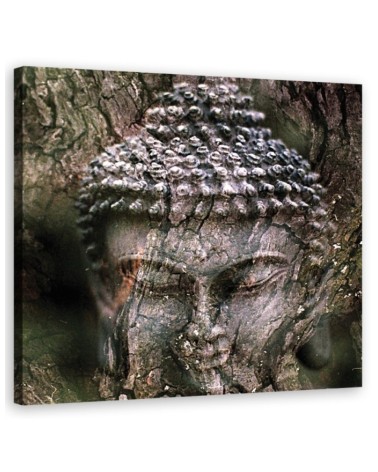 Buddha zen spa - Abstract painting on canvas | FEEBY