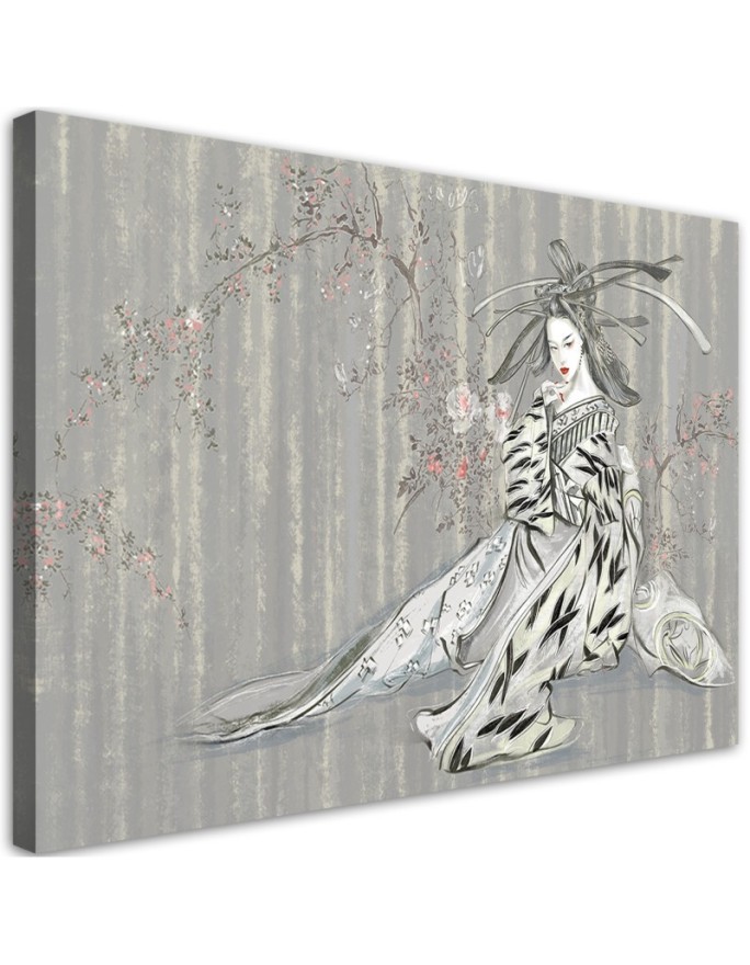 Modernes Wandbild - Traditioneller japanischer Geisha | Feeby