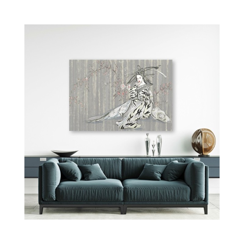 Modernes Wandbild - Traditioneller japanischer Geisha | Feeby