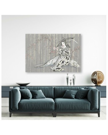 Modernes Wandbild - Traditioneller japanischer Geisha | Feeby