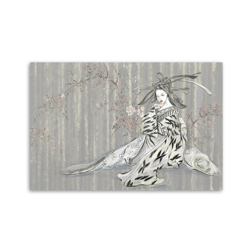 Modernes Wandbild - Traditioneller japanischer Geisha | Feeby