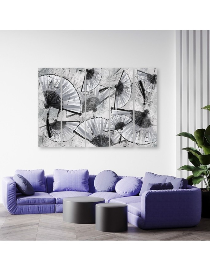 Obraz do sypialni canvas - Japońskie wachlarze | FEEBY