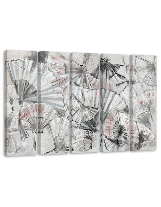 Leinwandbild modern - Japanische Fans | Feeby