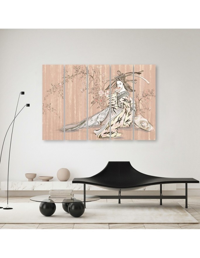 Obraz do sypialni canvas - Tradycyjna japońska gejsza | FEEBY