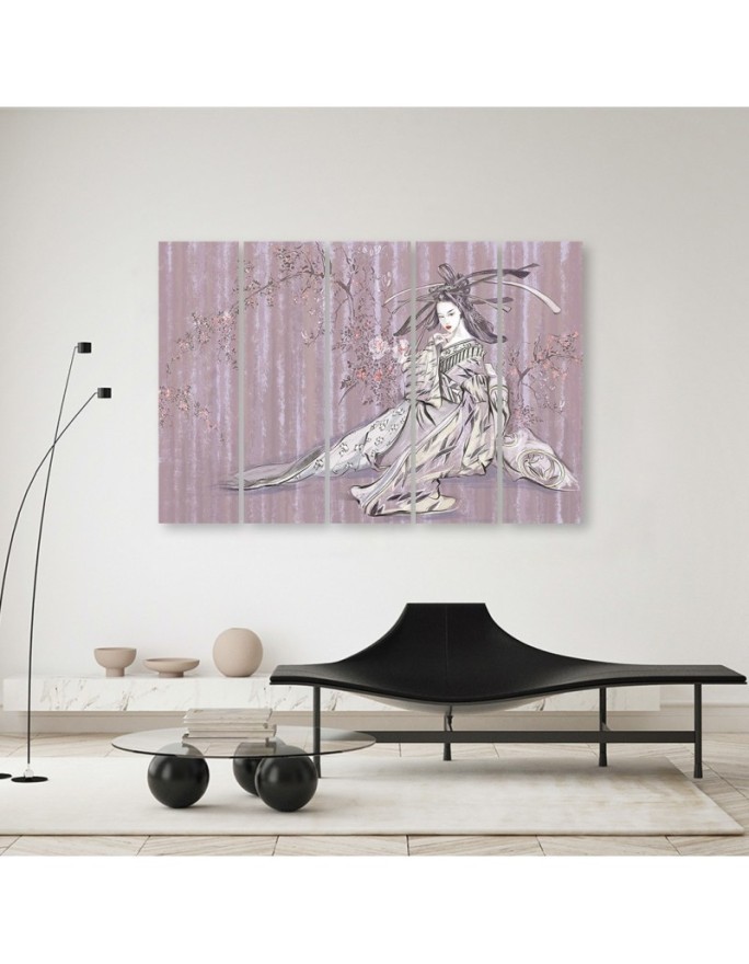 Canvas print for living room canvas - Traditional Japanese geisha | FEEBY