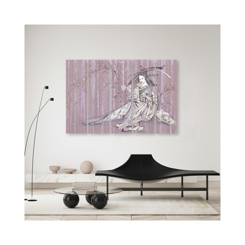 Leinwandbild - Traditioneller japanischer Geisha | Feeby