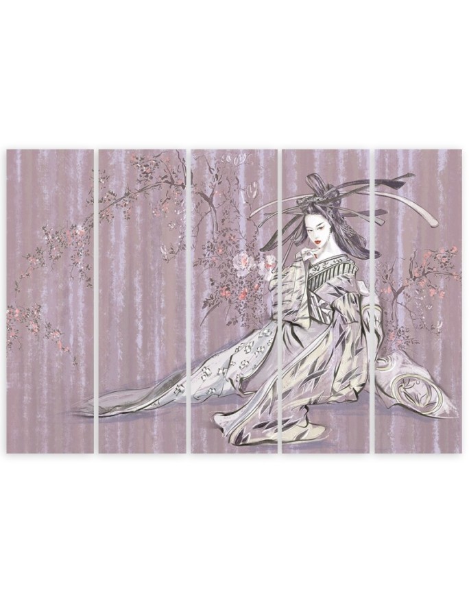 Canvas print for living room canvas - Traditional Japanese geisha | FEEBY