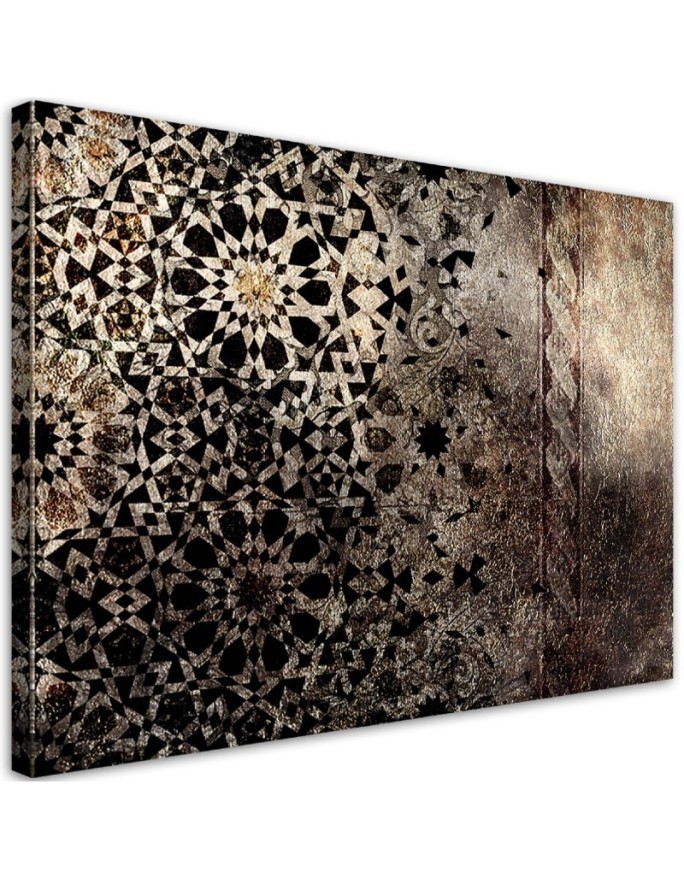 Bild auf Leinwand - Mandala Orient Textur | Feeby