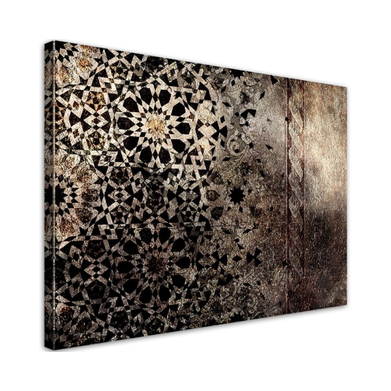 Bild auf Leinwand - Mandala Orient Textur | Feeby