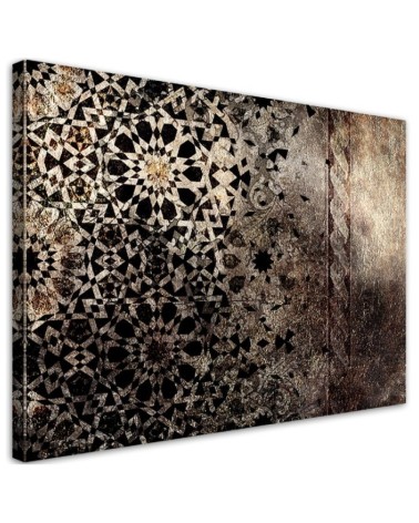 Bild auf Leinwand - Mandala Orient Textur | Feeby
