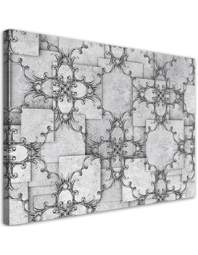 Leinwandbild - Orientalisches Muster 3D | Feeby