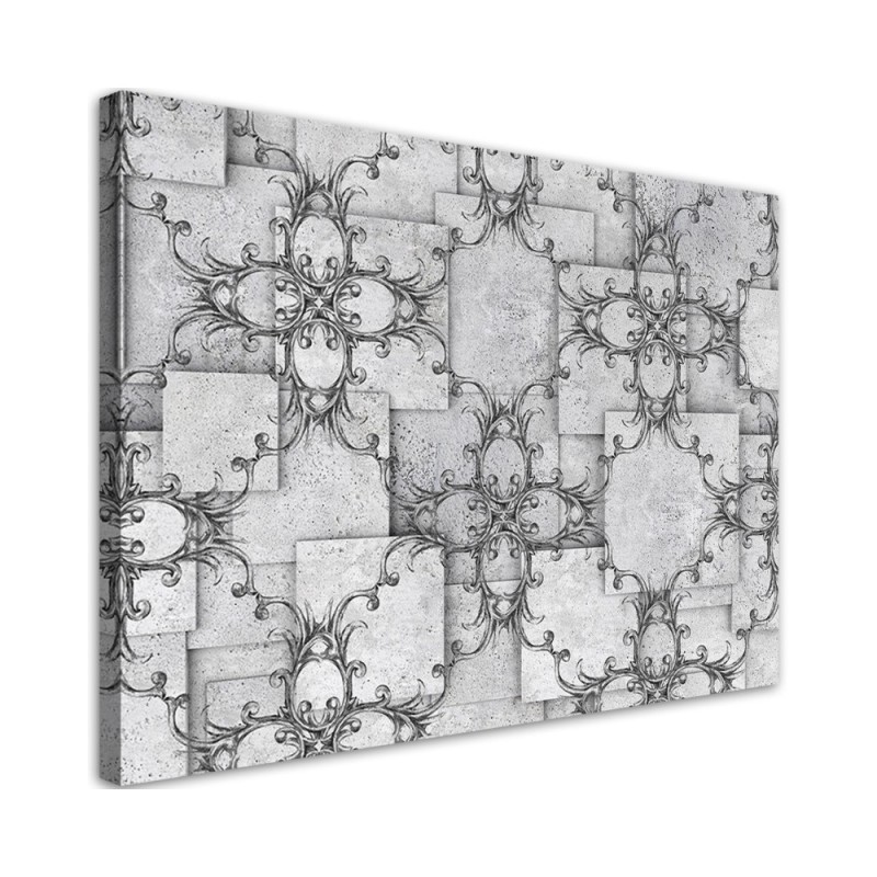 Leinwandbild - Orientalisches Muster 3D | Feeby