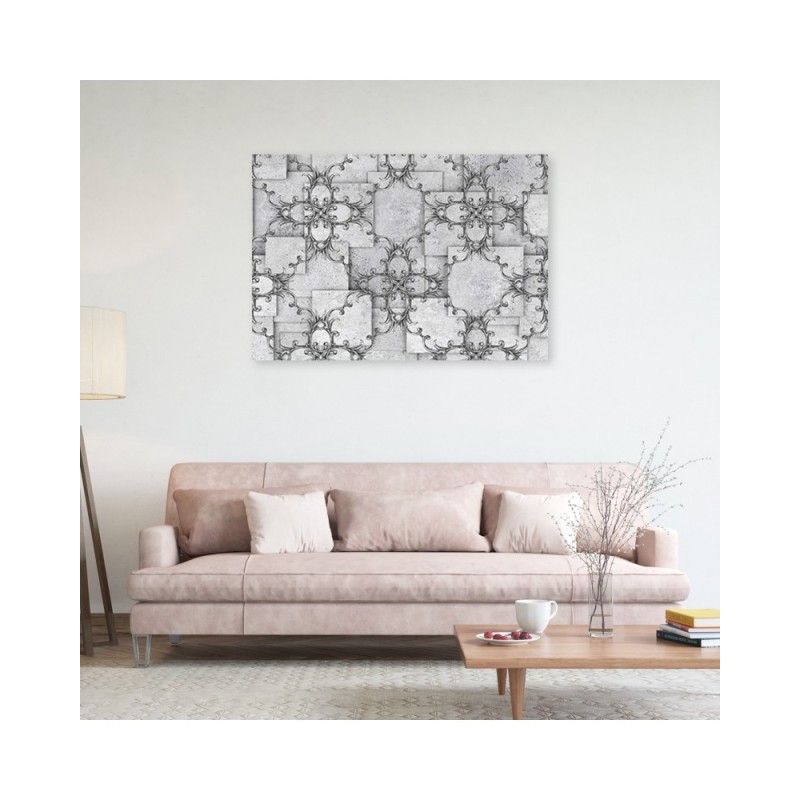 Leinwandbild - Orientalisches Muster 3D | Feeby