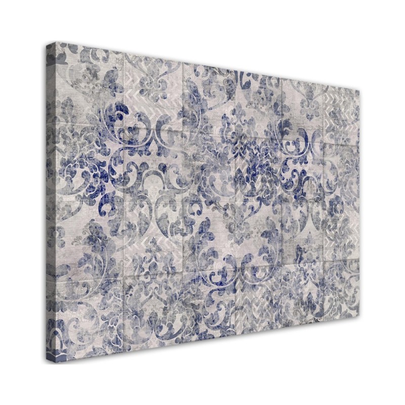 Modernes Wandbild - Mosaik Blau | Feeby